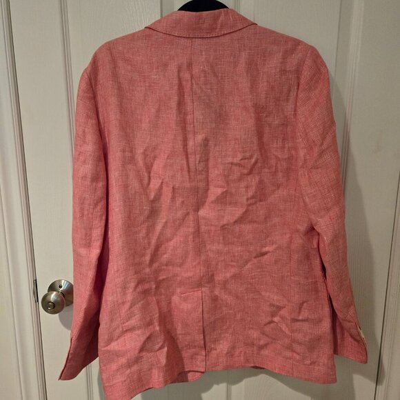 NWT Vineyard Vines Linen Blazer Jacket Jetty Red 40R - Picture 5 of 5